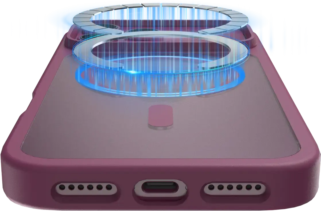 Buddi Frost Apple iPhone 17 Pro Hoesje MagSafe Back Cover Matte Cherry afbeelding 6