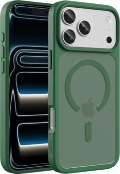 Buddi Frost Apple iPhone 17 Pro Hoesje MagSafe Back Cover Matte Groen