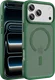 Buddi Frost Apple iPhone 17 Pro Hoesje MagSafe Back Cover Matte Groen