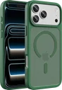 Buddi Frost Apple iPhone 17 Pro Hoesje MagSafe Back Cover Matte Groen