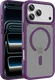 Buddi Frost Apple iPhone 17 Pro Hoesje MagSafe Back Cover Matte Paars
