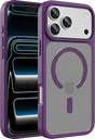 Buddi Frost Apple iPhone 17 Pro Hoesje MagSafe Back Cover Matte Paars