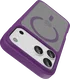 Buddi Frost Apple iPhone 17 Pro Hoesje MagSafe Back Cover Matte Paars afbeelding 5