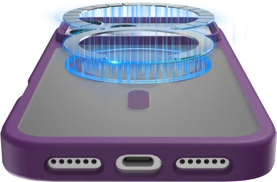 Buddi Frost Apple iPhone 17 Pro Hoesje MagSafe Back Cover Matte Paars afbeelding 6