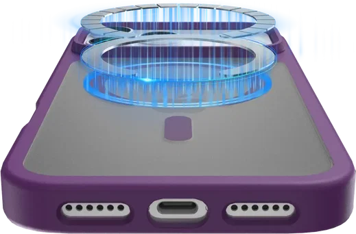 Buddi Frost Apple iPhone 17 Pro Hoesje MagSafe Back Cover Matte Paars afbeelding 6