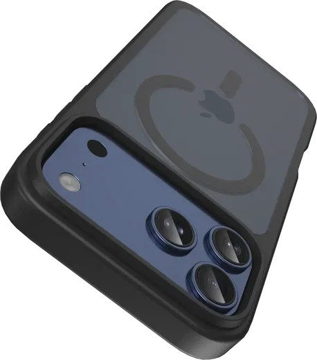 Buddi Frost Apple iPhone 17 Pro Hoesje MagSafe Back Cover Matte Zwart afbeelding 5