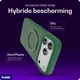 Buddi Frost Apple iPhone 17 Pro Hoesje MagSafe Ring Stand Matte Groen afbeelding 3