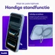 Buddi Frost Apple iPhone 17 Pro Hoesje MagSafe Ring Stand Matte Licht Blauw afbeelding 2