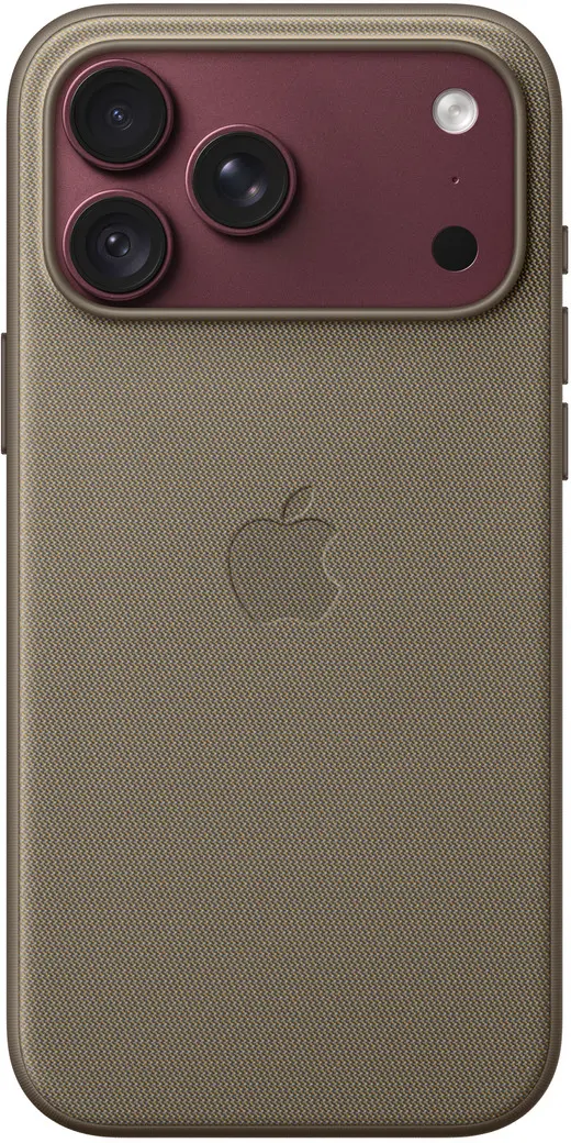 Origineel Apple iPhone 18 Pro Max Hoesje TechWoven MagSafe Back Cover Bruin afbeelding 4