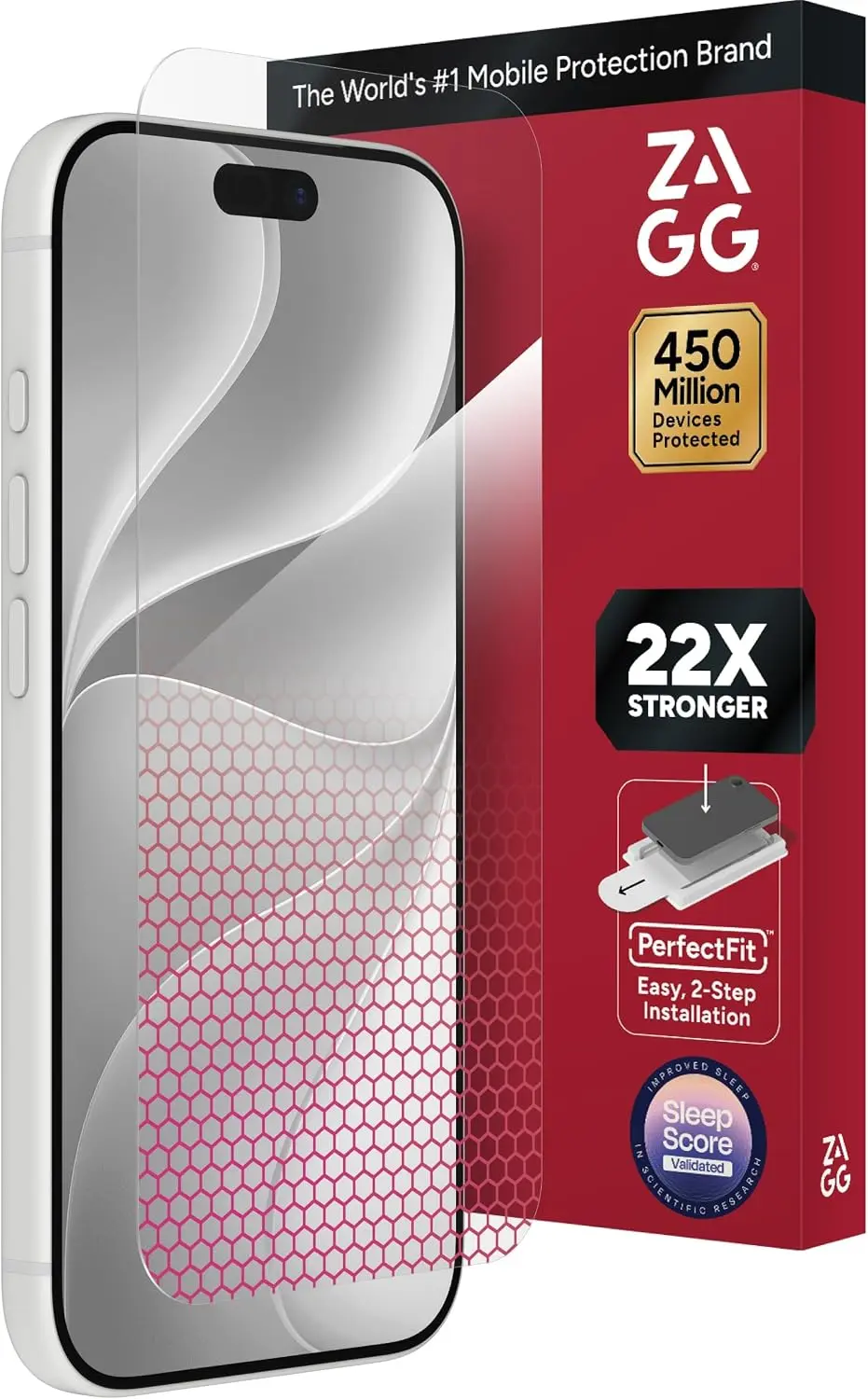 ZAGG InvisibleShield XTR6 Apple iPhone 18 Pro Screen Protector Anti-Blue Light afbeelding 1