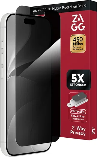 ZAGG InvisibleShield Glass Elite Privacy Apple iPhone 18 Pro / 17 Pro Protector afbeelding 1
