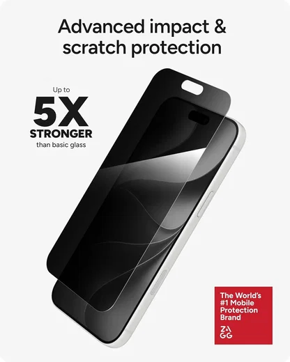 ZAGG InvisibleShield Glass Elite Privacy Apple iPhone 18 Pro Max / 17 Pro Max afbeelding 4
