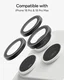 ZAGG Camera Rings Apple iPhone 18 Pro / 18 Pro Max Camera Protector Zwart afbeelding 3