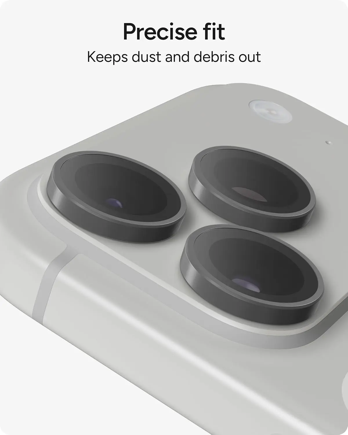 ZAGG Camera Rings Apple iPhone 18 Pro / 18 Pro Max Camera Protector Zilver afbeelding 8