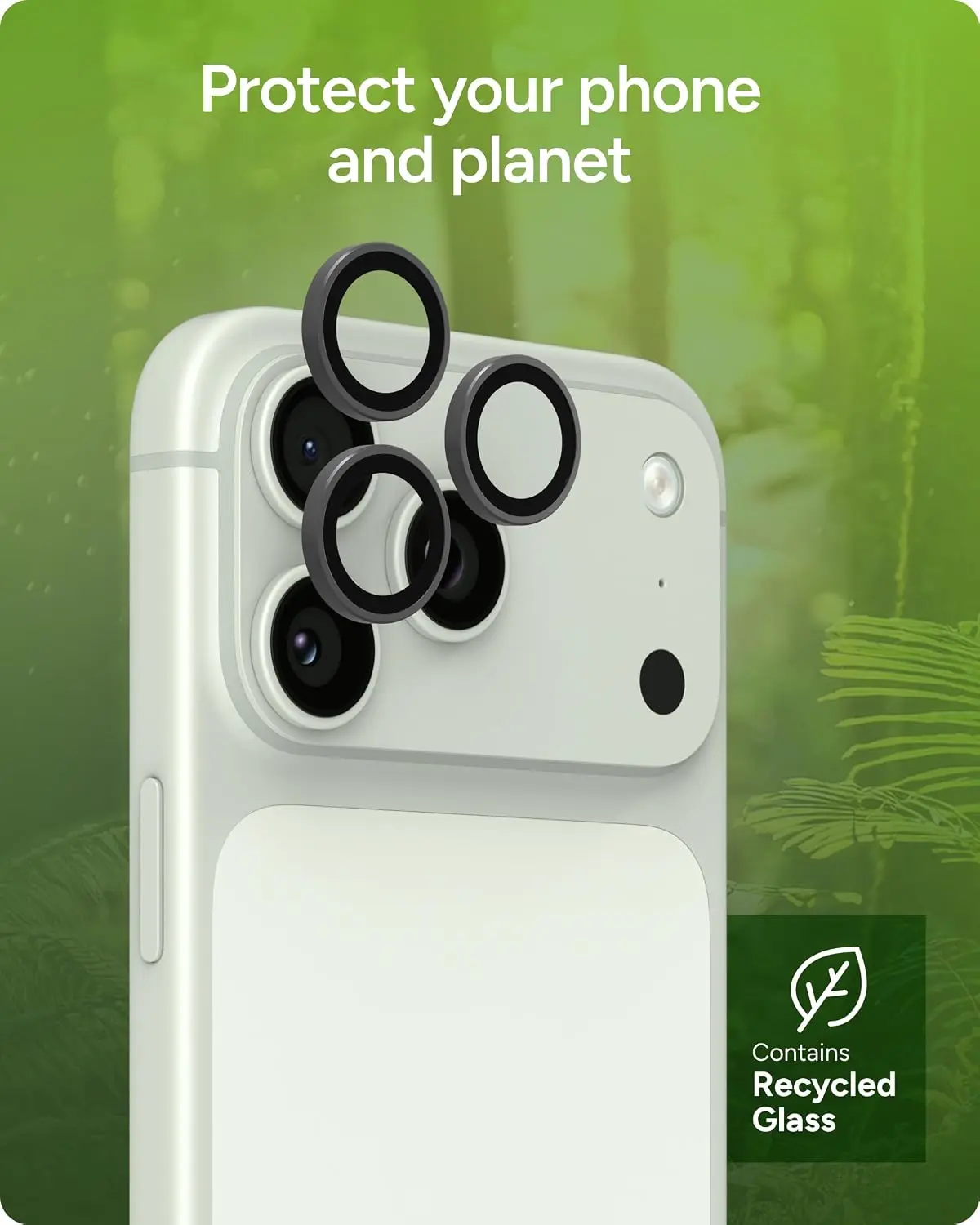 ZAGG Camera Rings Apple iPhone 18 Pro / 18 Pro Max Camera Protector Zilver afbeelding 9