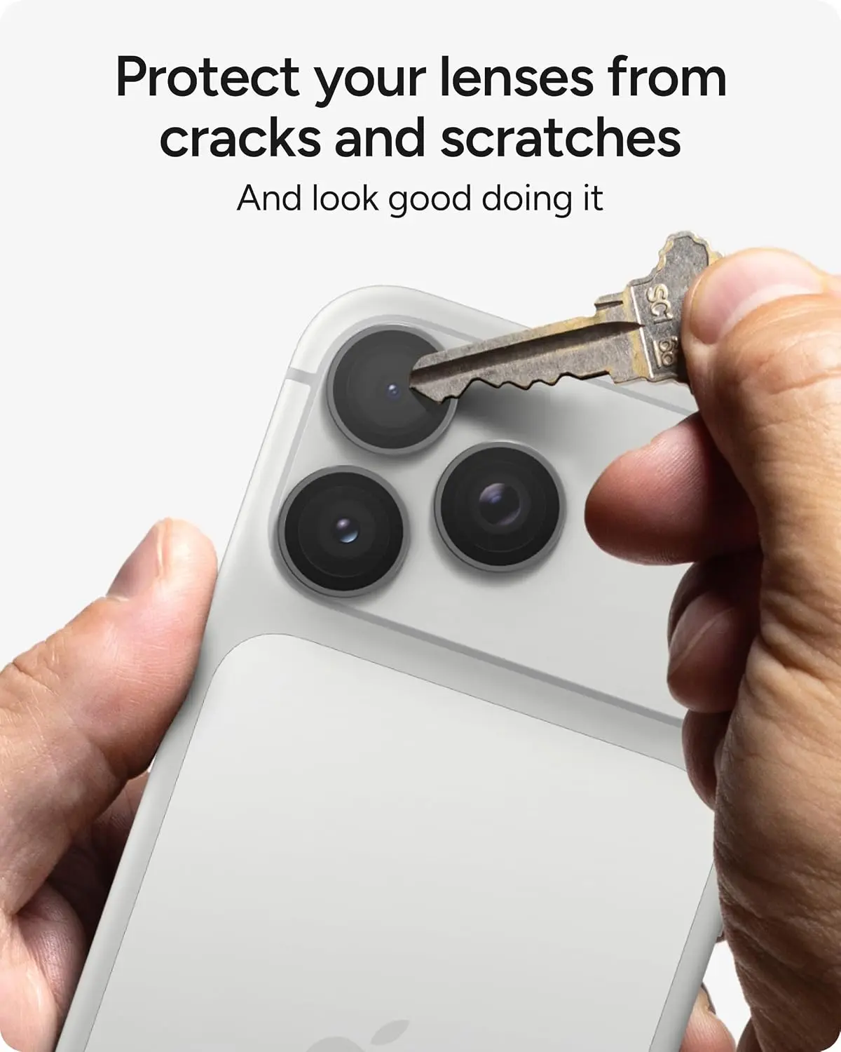 ZAGG Camera Rings Apple iPhone 18 Pro / 18 Pro Max Camera Protector Zilver afbeelding 6