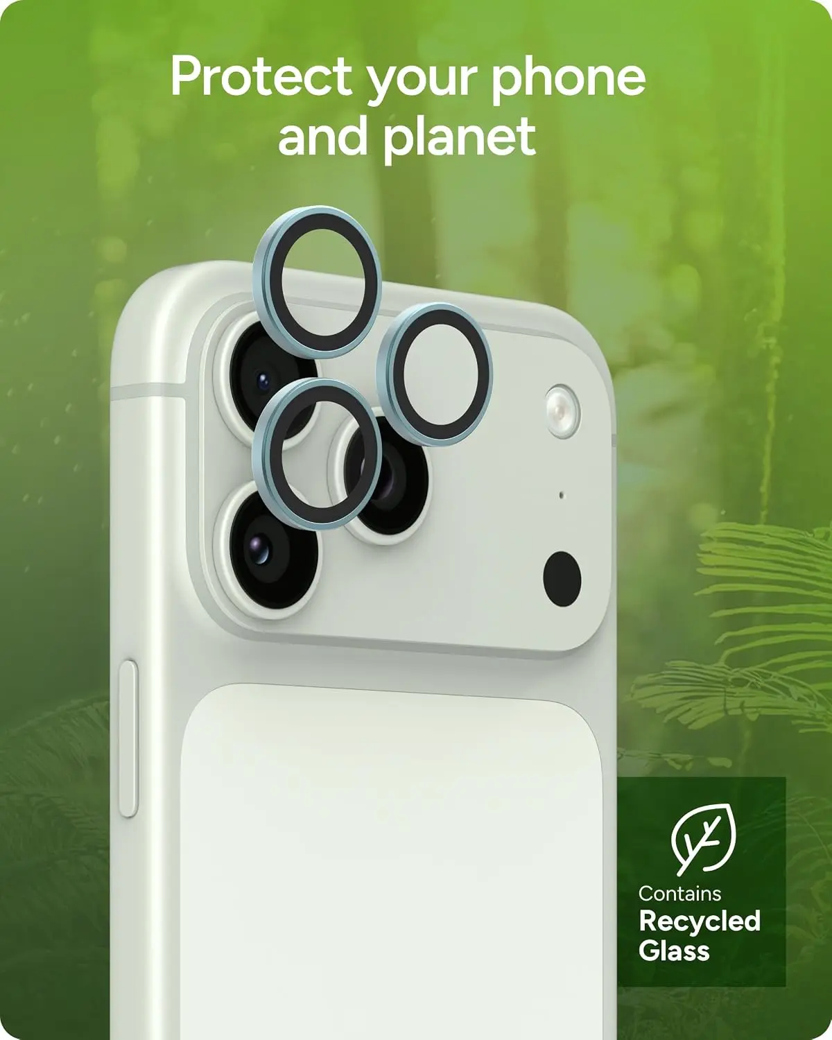 ZAGG Camera Rings Apple iPhone 18 Pro / 18 Pro Max Camera Protector Blauw afbeelding 9