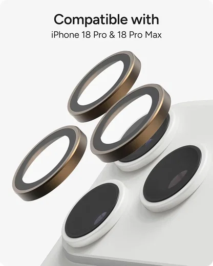 ZAGG Camera Rings Apple iPhone 18 Pro / 18 Pro Max Camera Protector Bruin afbeelding 3