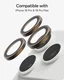 ZAGG Camera Rings Apple iPhone 18 Pro / 18 Pro Max Camera Protector Bruin afbeelding 3
