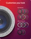ZAGG Camera Rings iPhone 18 Pro / 18 Pro Max Camera Protector Zilver Glitter afbeelding 4