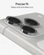 ZAGG Camera Rings iPhone 18 Pro / 18 Pro Max Camera Protector Zilver Glitter afbeelding 8