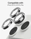 ZAGG Camera Rings iPhone 18 Pro / 18 Pro Max Camera Protector Zilver Glitter afbeelding 3