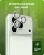 ZAGG Camera Rings iPhone 18 Pro / 18 Pro Max Camera Protector Zilver Glitter afbeelding 9