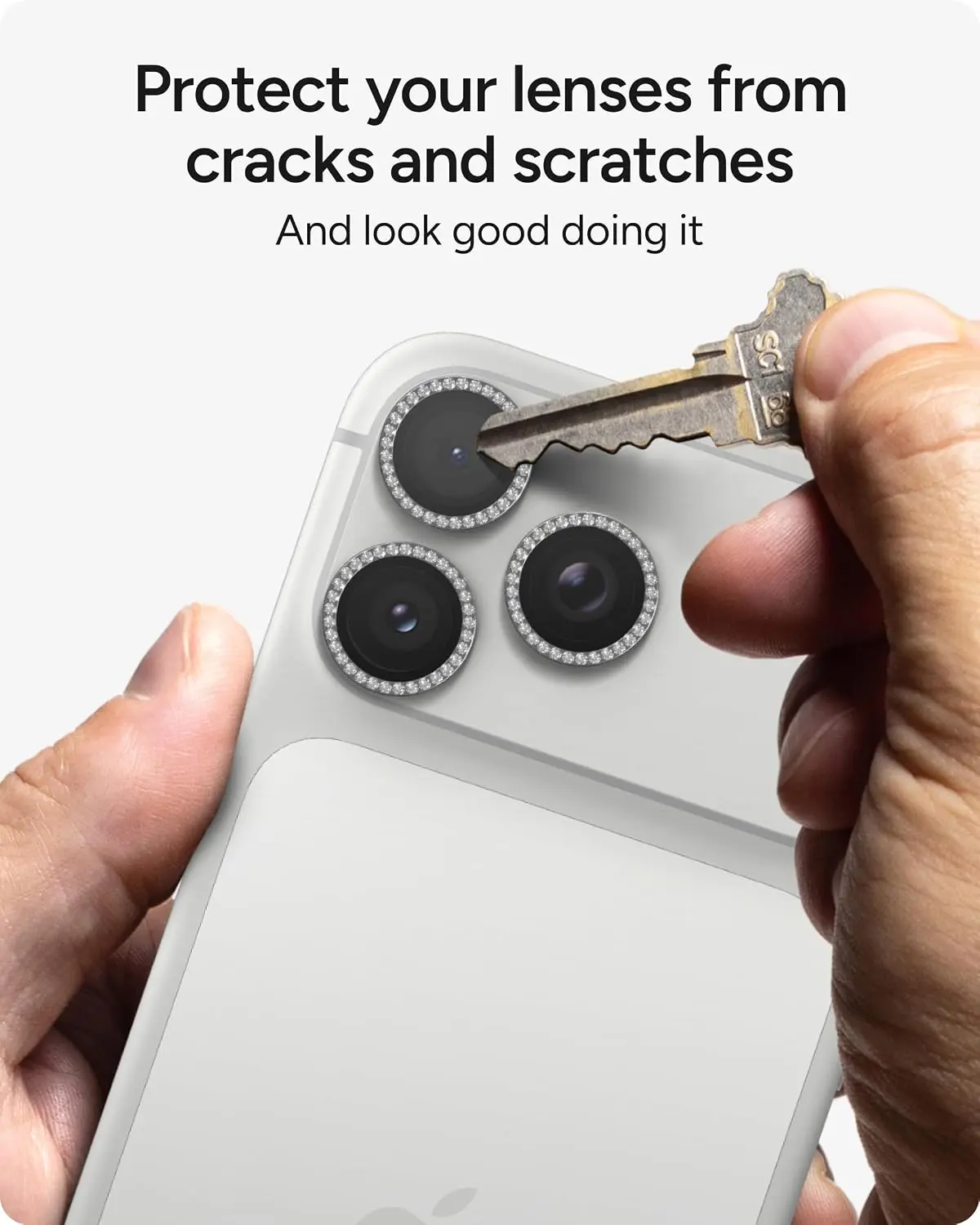ZAGG Camera Rings Apple iPhone 18 Pro / 18 Pro Max Camera Protector Diamond afbeelding 6