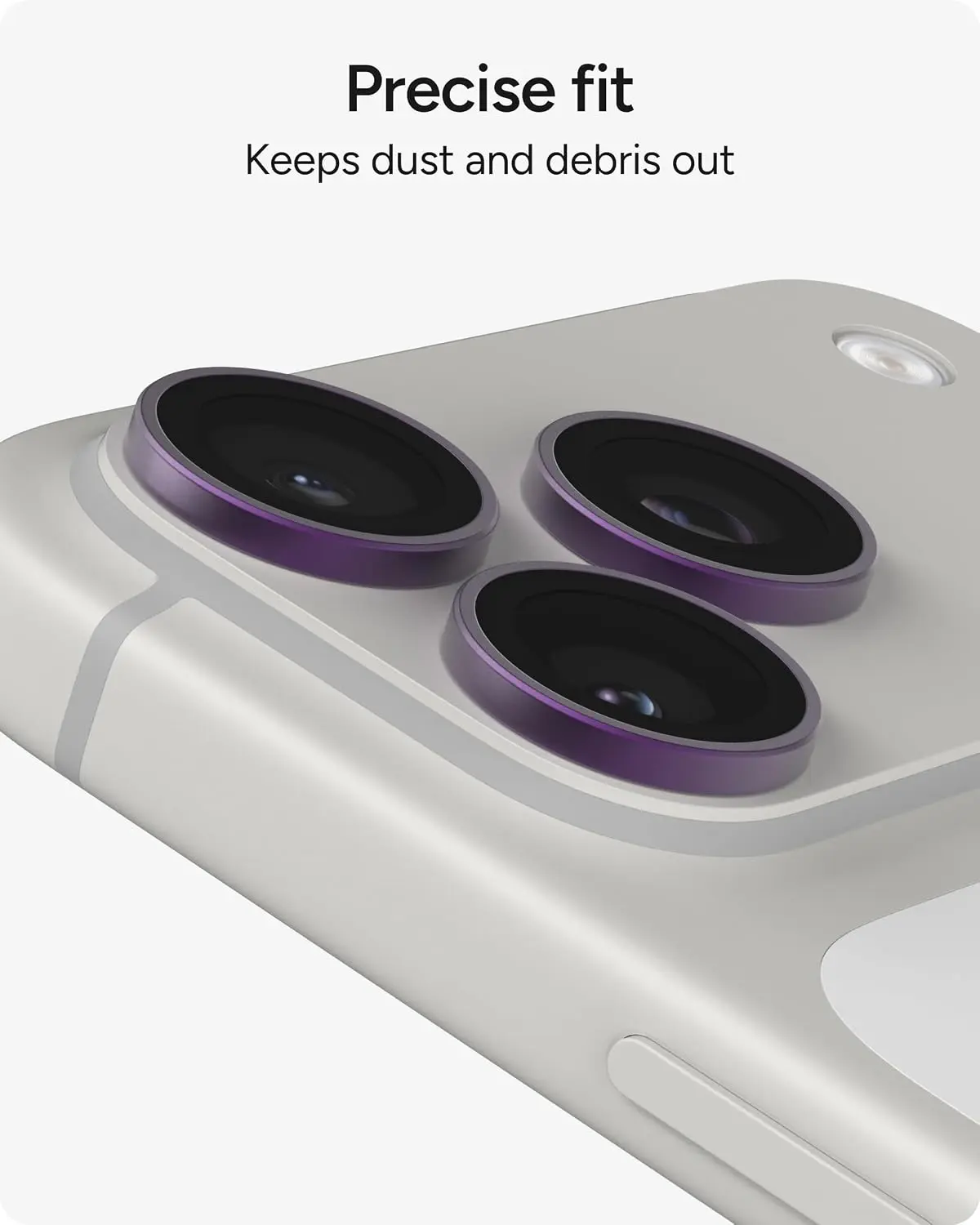 ZAGG Camera Rings Apple iPhone 18 Pro / 18 Pro Max Camera Protector Paars afbeelding 8