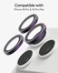 ZAGG Camera Rings Apple iPhone 18 Pro / 18 Pro Max Camera Protector Paars afbeelding 3
