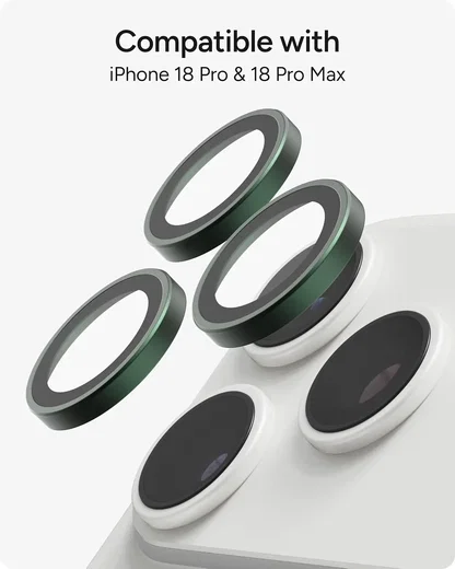 ZAGG Camera Rings Apple iPhone 18 Pro / 18 Pro Max Camera Protector Groen afbeelding 3