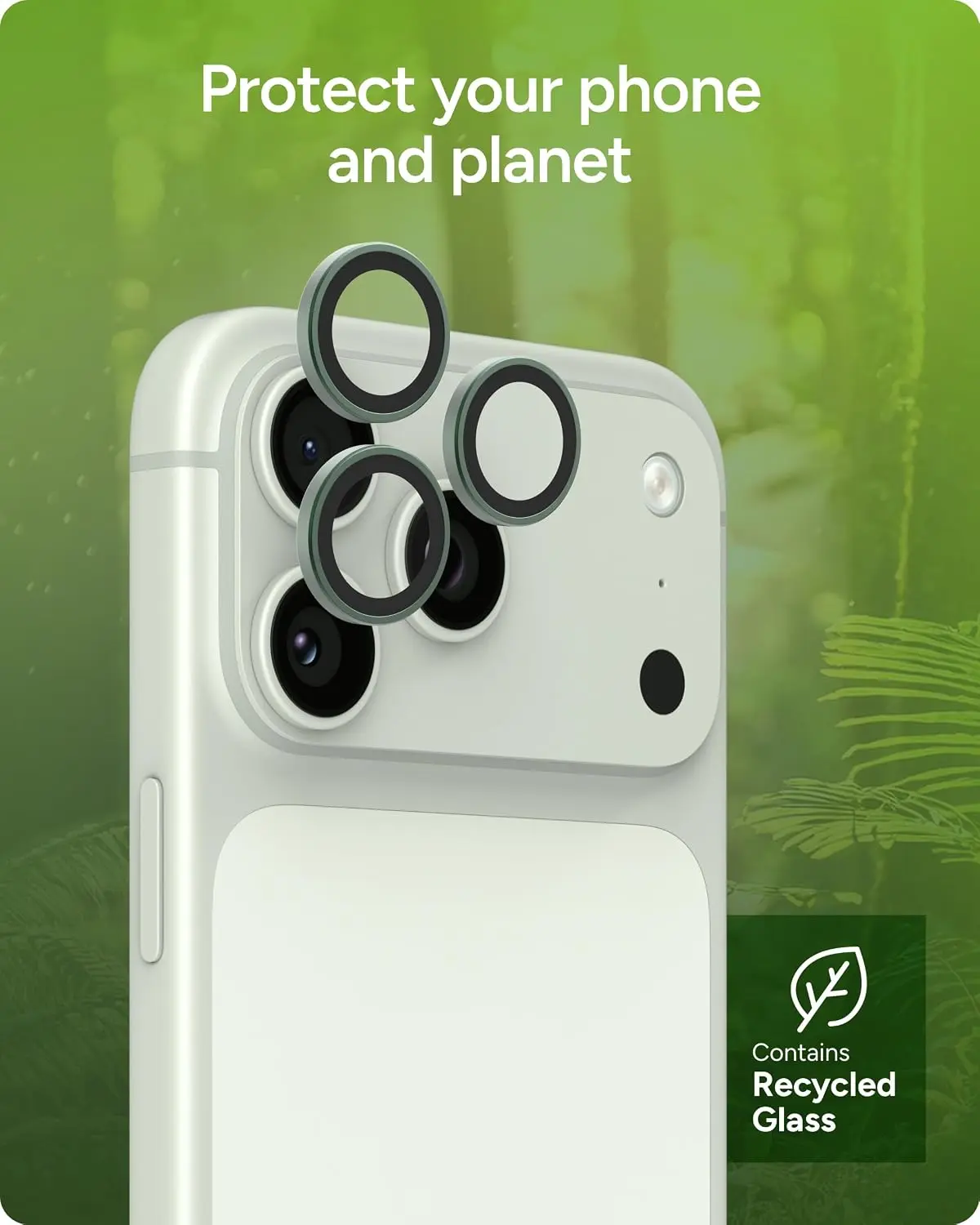 ZAGG Camera Rings Apple iPhone 18 Pro / 18 Pro Max Camera Protector Groen afbeelding 9