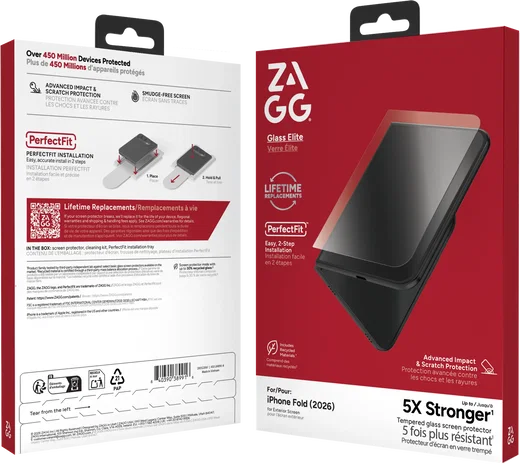 ZAGG InvisibleShield Glass Elite Apple iPhone Duo Screen Protector afbeelding 2