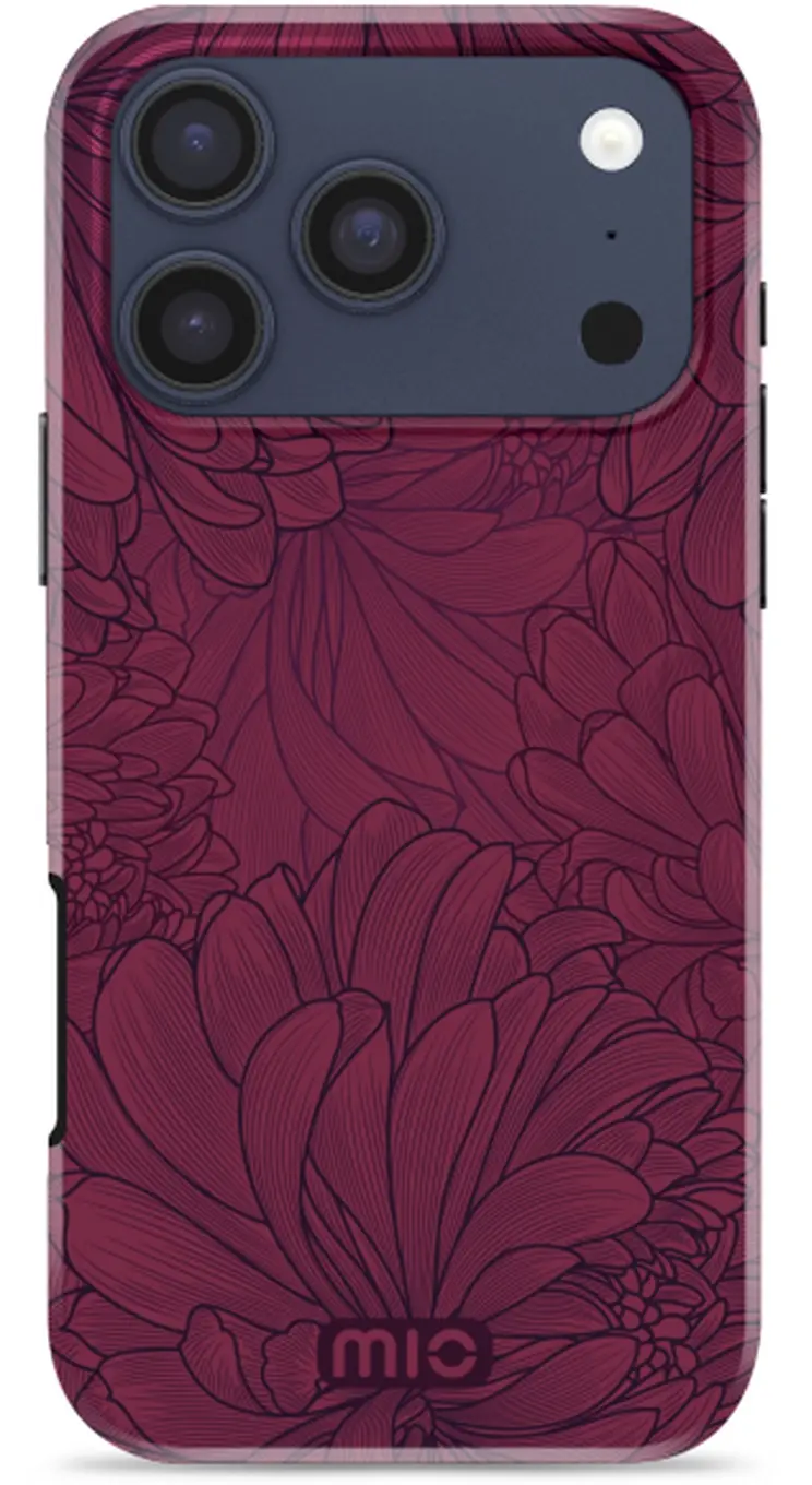 MIO MagSafe / Qi2 iPhone 18 Pro / 17 Pro Hoesje Hard Cover Cherry Blooms afbeelding 1