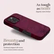 MIO MagSafe / Qi2 iPhone 18 Pro / 17 Pro Hoesje Hard Cover Cherry Blooms afbeelding 2