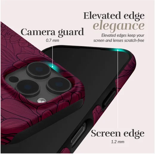 MIO MagSafe / Qi2 iPhone 18 Pro / 17 Pro Hoesje Hard Cover Cherry Blooms afbeelding 5