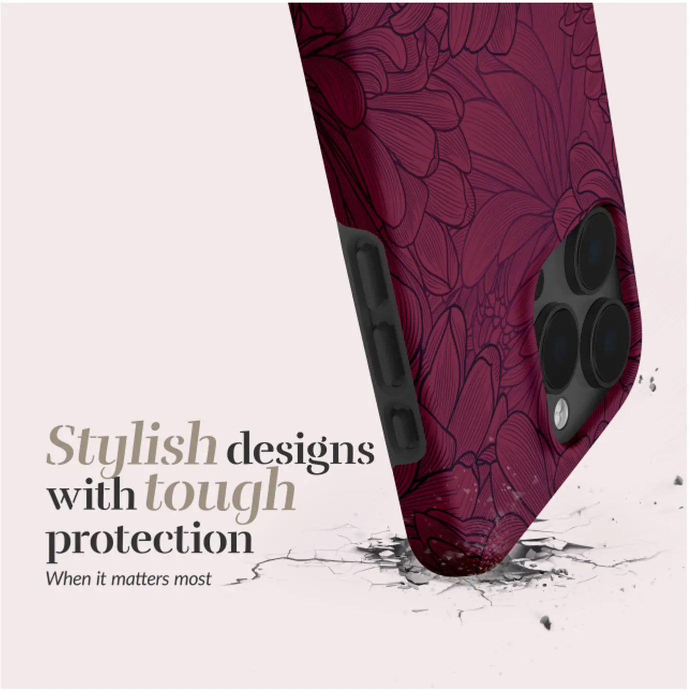 MIO MagSafe / Qi2 iPhone 18 Pro / 17 Pro Hoesje Hard Cover Cherry Blooms afbeelding 4