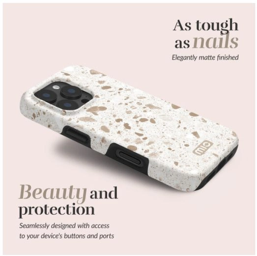MIO MagSafe / Qi2 iPhone 18 Pro / 17 Pro Hoesje Hard Cover Soft Terrazzo afbeelding 4