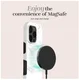 MIO MagSafe / Qi2 iPhone 18 Pro / 17 Pro Hoesje Hard Cover White Marble afbeelding 5