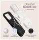 MIO MagSafe / Qi2 iPhone 18 Pro / 17 Pro Hoesje Hard Cover White Marble afbeelding 3