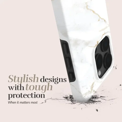 MIO MagSafe iPhone 18 Pro Max / 17 Pro Max Hoesje Back Cover White Marble afbeelding 6