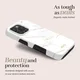 MIO MagSafe iPhone 18 Pro Max / 17 Pro Max Hoesje Back Cover White Marble afbeelding 2