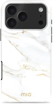 MIO MagSafe iPhone 18 Pro Max / 17 Pro Max Hoesje Back Cover White Marble