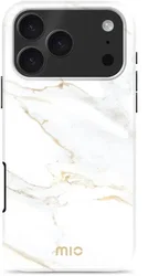 MIO MagSafe iPhone 18 Pro Max / 17 Pro Max Hoesje Back Cover White Marble afbeelding