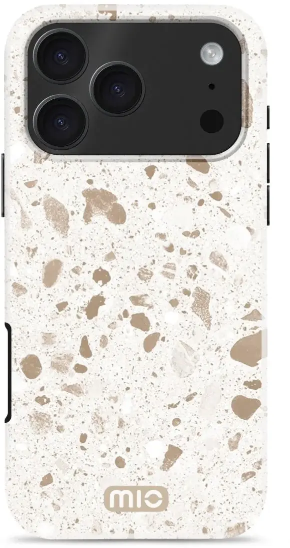 MIO MagSafe iPhone 18 Pro Max / 17 Pro Max Hoesje Back Cover Soft Terrazzo afbeelding 1