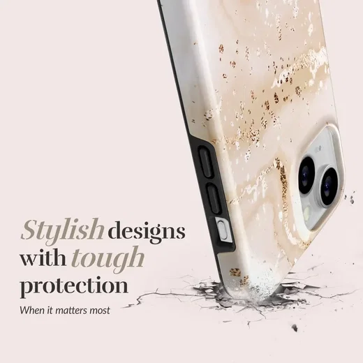 MIO MagSafe iPhone 18 Pro Max / 17 Pro Max Hoesje Back Cover Gold Marble afbeelding 6