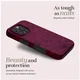 MIO MagSafe / Qi2 Apple iPhone 18 Pro Max Hoesje Hard Shell Berry Blooms afbeelding 5