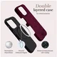 MIO MagSafe / Qi2 Apple iPhone 18 Pro Max Hoesje Hard Shell Berry Blooms afbeelding 4