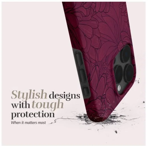 MIO MagSafe / Qi2 Apple iPhone 18 Pro Max Hoesje Hard Shell Berry Blooms afbeelding 2