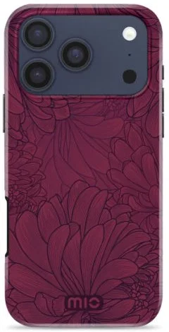 MIO MagSafe / Qi2 Apple iPhone 18 Pro Max Hoesje Hard Shell Berry Blooms afbeelding 1